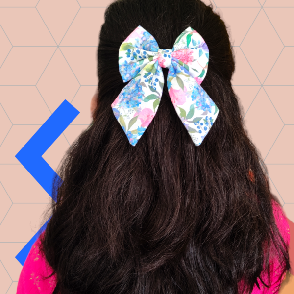 Blossom pigtail bow