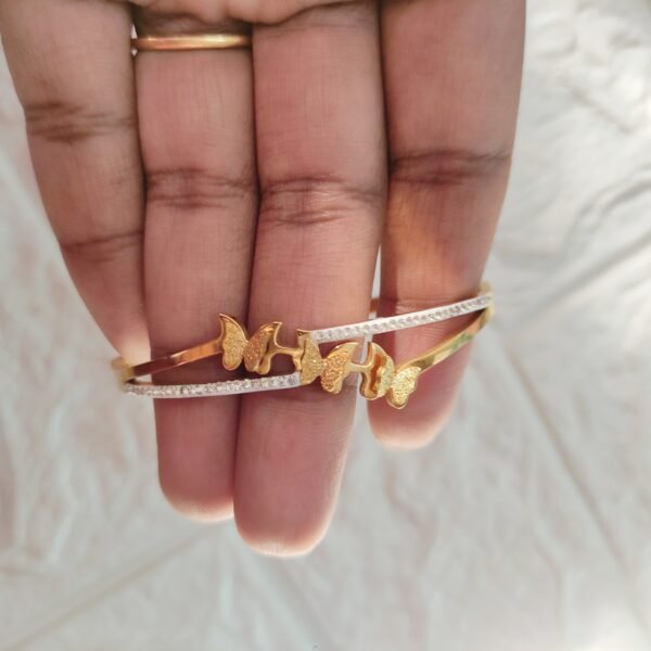 Tri butterfly bracelet